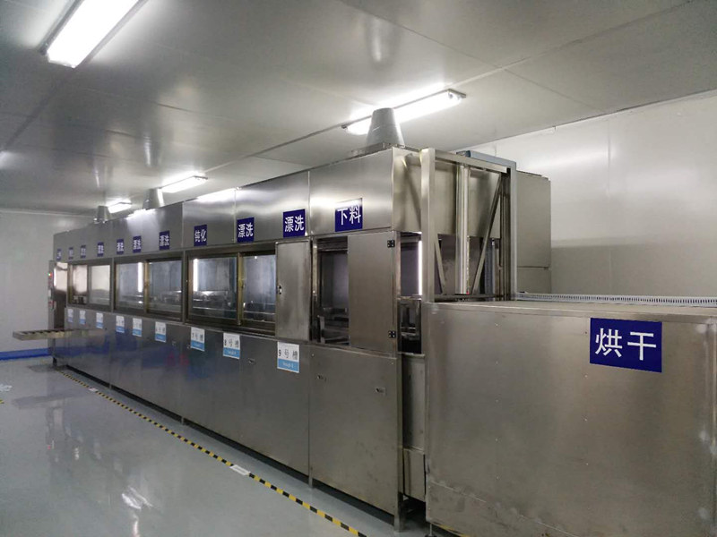 KM-10360BPHST铝合金散热器全自动超声波清洗烘干线
